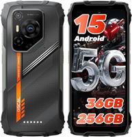 OSCAL Pilot 3 Android 15 5G Rugged Smartphone|36GB+256GB|120Hz Display| 50MP+32MP+20MP Night Vision Cameras Rugged phone|33W Fast Charging Unlocked Phone|7500mAh Battery(2-Year Warranty)