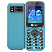 USHINING 4G Mobile Phone SIM Free with Dual Nano SIM Slot, 1.8" LCD Screen, Bluetooth, 1000 mAh Battery, FM Radio, Basic Mobile Phone with Torch, Pay As You Go Mobile (Green)