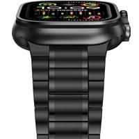 Anlinser Metal Straps Compatible with Apple Watch Strap 49mm 46mm 45mm 44mm 42mm 41mm 40mm 38mm, Five-link Stainless Steel Bands for iWatch Ultra 2/Ultra SE Series 10 9 8 7 6 5 4 3 2 1