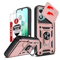 LeYi for Samsung Galaxy A56 5G Case and 2 Tempered Glass Scr