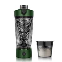 mountop Electric Protein Shaker Bottle, Mixer Cup for Shakes and Meal Replacements, BPA-free, Portable Blender Cup with a Supplement Storage, USB Rechargeable Shaker Cups for Protein Shakes 550ml