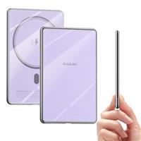 Kuulaa Magsafe Power Bank, Ultra-Slim Wireless Portable Charger, 5000mAh Magnetic Phone Charger with USB-C Output, Compatible with iPhone 16/15/14/13/12 Plus/Pro/Pro Max/Mini