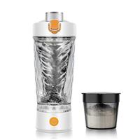 mountop Electric Protein Shaker Bottle, Mixer Cup for Shakes and Meal Replacements, BPA-free, Portable Blender Cup with a Supplement Storage, USB Rechargeable Shaker Cups for Protein Shakes 550ml