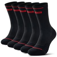 RUIXUE Mens Thermal Socks Thick Warm Winter Socks, Breathable Walking Crew Sock Outdoor Multi Performance Sock for Hiking Trekking Running (5 Pairs/6 Pairs)