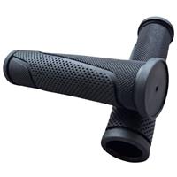 Bike Grips Handlebar Grips Mountain Bicycle Grips Universal Soft Comfortable Ergonomic Anti Slip Rubber 2PCS Black 22mm Handle Grip Cover for Kids Bikes MTB BMX Scooter Bicycles Ebike