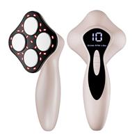Depsoul Cellulite Massager Tool, 3 in 1 Body Sculpting Device, Anti Cellulite Machine for Home Used on Belly, Waist, Arms, Butt, Legs (Pink)
