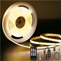 Amdelne Dotless Super Bright COB LED Strip Lights 5m
