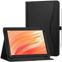 Universal Case for 9-11 inch Tablet, PU Leather Folio Multi-Angle Stand Protective Cover with Pen Holder, Pocket