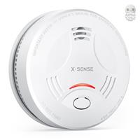 X-Sense Smoke Alarm for Home, Base Station SBS50 Required, All-in-One Control with the X-Sense Home Security AppSD11-MR1-Pack