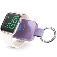Portable Wireless Charger for Apple Watch,1000mAh iWatch Charger Magnetic Keychain Power Bank, Travel Charger for Apple Watch Series 7,6,5,4,3,2,1, SE,45/44/42/41/40/38mm