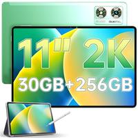 OUKITEL OT8 Tablet 11 Inch - 30GB RAM 256GB ROM Gaming Tablets Android 13, 8800mAh Tablet With Pen, 13MP+8MP Camera,Speaker*4 | TV | GPS | OTG | 2K Screen | TF 1TB, Black