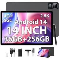 LINROM 10 Inch Android 14 Tablet with 5G WiFi & WiFi 6