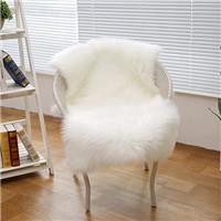 AMFUN Faux Fur Rug, Fluffy Sheepskin Rug, Round Shape Shaggy Rugs, Non-Slip Washable Carpet for Bedroom, Living Room, Kids Room
