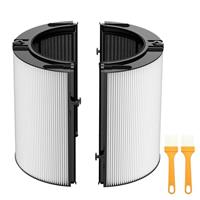 360 Combi Glass H13 Hepa + Activated Carbon Filter Compatible with Dyson TP07 TP10 TP06 HP06 TP04 HP04 PH02 PH01 PH03 PH04 HP09 TP09 HP07 HP10 Air Purifier, 2-in-1 Replacement Filters