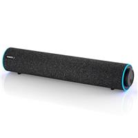 HEANTTV Computer Speakers, USB Powered PC Soundbar with Blue LED lights - Enhanced Stereo AudioWired PC Speakers with Volume Knob for desktop computer,laptop&monitor.