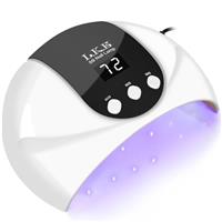 UV Nail Lamp, 54W UV Lamps for Gel Nails Curing Lamp Nail UV Lamp Led Nail Lamp with 3 Timer, Auto Sensor, LCD Screen, USB Plug Gel Nail Curing Lamp, Led Gel Nail Dryer for Salon