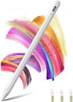 Stylus Pen for ipad, Pencil for ipad (2018-2015), 3 Sensitivity Modes, Tilt Control, Anti-mistouch, Compatible with 6-10th/A16 Generation, Pro 11"/12.9"/13", Air 3/4/5/M2/M3, Mini 5/6