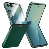 Doeshine for Samsung Galaxy Z Flip 6 Case Ultra Slim, Full Body Cover with Built-in Screen Protector, Thin Slim Fit Phone Case, Lightweight Skin-Friendly, Hard PC Protective Cover for Z Flip 6