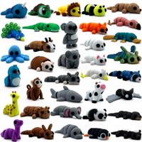 25PCS Mini Animal Figurines Set, 3D Printed Articulated Flexible Fidget Toys for Adults, Stress Relief Sensory Toys, Cute Desk Decor for Home Office, Party Favors, Gift Ideas