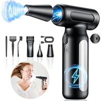 Compressed Air Duster-200000RPM Super Power Cordless Electric Air Blower Duster, USB Rechargeable Durable 3-Gear Adjustable Dust Blower Cleaner for PC, Keyboard, Outdoor, House and Car