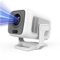 Mini Projector with WIFI 6 and Bluetooth, Native 720P HD Supports 4K 1080P, Portable Projector with Auto Keystone, Movie Projector for Laptop, PC, Smartphone.