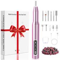 Electric Nail Files, Professional Nail Drill 12 in 1, Speed Adjustable