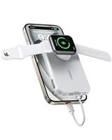 VEGER Power Bank, Portable Charger 10000mAh Built-in Type C/iPhone Cable, Fast Charging Battery Pack for iPhone 16 15 14 13 Plus Pro Max Mini,Apple Watch, Galaxy,Samsung,iPad etc