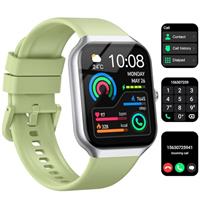 Jugeman Smart Watch for Women-Answer/Make Calls, 1.96" HD Fitness Watch with Heart Rate Sleep Monitor, Step Counter, 110+ Sports Modes Activity Trackers, IP68 Waterproof Smartwatch for Android iOS