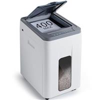 Trisruvian Paper Shredder Heavy Duty: Document Credit Cards Shredding - AutoFeed 400 Sheets Jam-Proof P5 Micro Cut for Tax Office Accounting Records Home Business School Workspace