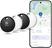 HH-Tech Bluetooth Smart Tag For Android Devices Compatible with Google Find Hub, Find My, Air Tracker Tag, Item Finder, Easily Track Your Wallet, Bag, Suitcase, and More (Android ONLY)
