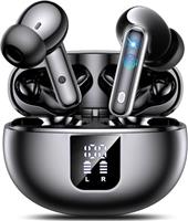 Ultra Open Ear Headphones - Bone Conduction Earphones Wireless Bluetooth 5.5, Waterproof Deep Bass Earbuds for Fitness and Running, Secure Fit for Small Ears, Sweat-Resistant for Workouts