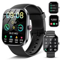 Smart Watch for Men Women, 2025 HD 1.91" Smartwatch with Answer/Make Calls, Heart Rate/Sleep/SpO2 Monitor, 112+ Sports Step Counter, IP68 Waterproof Activity Fitness Trackers for Android iOS Phone
