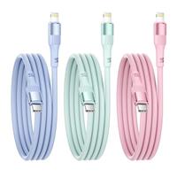 Nebite USB C to Lightning Cable 3Pack1M MFi Certified iPhone Charger USB C Fast Charging Durable Lightning Cable for iPhone 14/13/12/11 Pro Max/X/XR/XS/8/7/6/5/SE, iPad & More