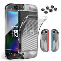 HEYSTOP Case Compatible with Nintendo Switch/Switch OLED Protective Hard Portable Travel Carry Case Shell Pouch Compatible with Nintendo Switch Console and Accessories