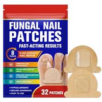 Fungal Nail Patches for Toenails, 32PCS Fungal Nail Treatment Patches, Nail Repair for Damaged Nails - Improves Nail Appearance, Revitalizes Brittle Nails, Reduces Discoloration & Thickness
