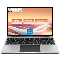 jumper 16 inch laptop, Celeron N95 Notebook, 16GB DDR4 640GB (128G eMMc+512G SSD) laptops, 1920x1200 FHD IPS display (16:10), BluetoothT 4.0, 2.4G+5G WIFI, Suitable for Students