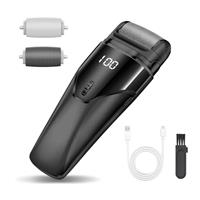 Electric Foot File, Hard Skin Remover with Multi Gear Adjustment, Rechargeable Waterproof Callus Remover Pad Feet Care Kit, Professional Pedicure Tools Set for Dry Dead Skin Cracked Heels Calluses