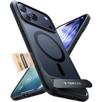 TORRAS for iPhone series Case [12FT Military Shockproof ] [TOP N56 Magnets] [20W Fast Charging] Truly Completely Flat & Slim Case iPhone series Cover - Pstand