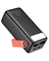 Laptop Power Bank 60000mAh 65W Large Capacity, USB C Fast Charging Portable Charger with LED Flashlight, External Battery for Camping, Outdoor, Compatible with Laptop, Smartphone, Tablet