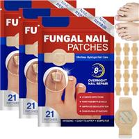 2-Packs Fungal Nail Treatment Patches 21PCS Extra Strong 8-Hour Repair Pads for Toenail Fungus