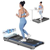 THERUN Walking Pad Treadmill, Portable Under Desk Treadmill with Remote and LED Display, Walking Jogging Machine with 2.5HP Powerful motor & 265 LBS Weight Capacity for Home Office
