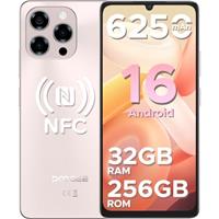 DOOGEE Note 58 Pro Mobile Phones, Android 15 Smartphone 2025, 6250mAh & 32GB+256GB 2TB TF, 6.75" HD+ 90Hz Display, 4G Dual SIM Free Unlocked Phones, Widevine L1, Fingerprint/Face ID/OTG/GPS/NFC, Black