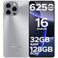 DOOGEE Note 58 Mobile Phones - Newest Android 16 Smartphone, 6.75" HD+ Display, 6250mAh Android Phones, 32GB+128GB/2TB, 4G LTE SIM Free Mobile Phone, Face Recognition, Widevine L1, 5G WiFi|NFC|OTG