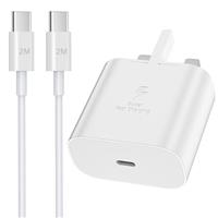 Samsung Fast Charge Plug, Samsung USB C Charger Plug UK Type C Charging Plug USBC for Galaxy S25/S24 Ultra/S23/S22/S21 FE/S20/A16/A15/A14/A13/A12/A32/A33/A34/A35/A52S/A53/A54/A55/A05S/A20E