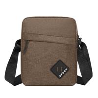 Aucuu Men's Shoulder Bag, Oxford Crossbody Bag, Waterproof Men's Small Side Bag, Casual Handbag, Messenger Bag with Zipper and Adjustable Strap, Lightweight Chest Sling Bag for Daily Use, Work, School