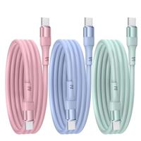 Nebite USB C to USB C Charger Cable(3 Pack, 1M, 60W), Type C Phone Charger Cable Fast Charging Compatible with iPhone 16/16 Pro/15/15 Pro/15 Pro Max, iPad Pro/Air/Mini, MacBook & More