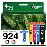 KINGJET 924 Ink Cartridges Replacement for HP 924