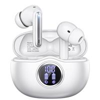 Sisism A10 Pro Wireless Earbuds, Bluetooth 5.3 Headphones HiFi Stereo 50H Playback LED Digital Display Ear Buds with ENC Noise Canceling Headset, IPX7 Waterproof Earphones for Gym/Running/Work