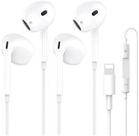 2 Pack USB C Headphones,Type C Earphones Wired for iPhone 16 HiFi Stereo Noise Earbuds reduction with Mic&Volume Control,for Samsung Galaxy S23 S22 S21 S20,iPhone 15/16/Pro,Google Pixel,OnePlus