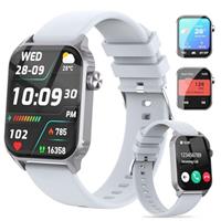 TRAUSI Smart Watches for Women Men, 1.83 inches HD Smartwatch with 120 Sports Modes, Heart Rate/Sleep Monitor, IP67 Waterproof, Bluetooth Call & Music Control for iPhone/Android